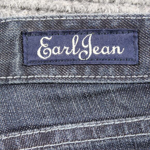 Earl Jean Jeans Womens 25x34 Blue Bootcut NWT Stud Pockets - Picture 10 of 11